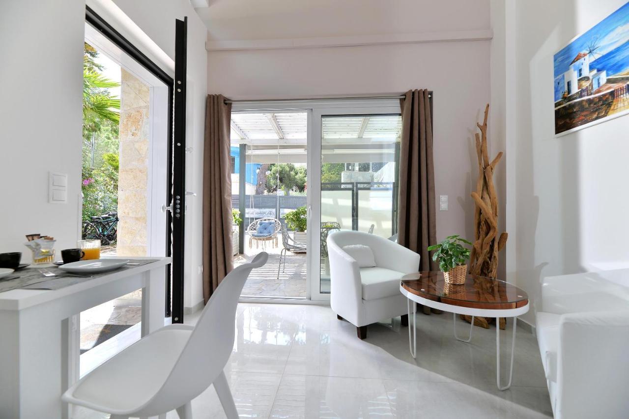 Alekos Luxury Suites Free 24H Transportation From - To Airport أرتيميدا المظهر الخارجي الصورة